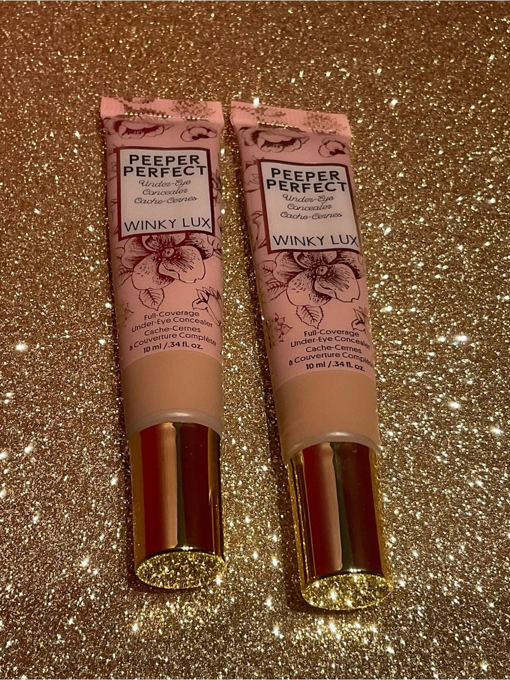 2- WINKY LUX Peeper Perfect Concealer Tubes - DEEP